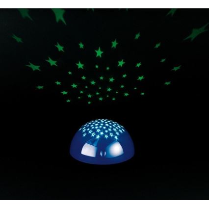 Reality - Projetor LED Touch SIRIUS LED/0,5W/3xAA azul