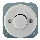 Reblig - Dimmer retro em porcelana sem moldura 250V/10A branco