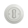 Reblig - Interruptor cruzado retro com moldura n.º 7 branco cerâmico