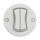 Reblig - Interruptor retro duplo para escadas sem moldura n.º 6+6, branco cerâmico