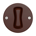Reblig - Interruptor retro para escadas sem moldura n.º 6 castanho