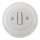 Reblig - Interruptor retro simples em porcelana com moldura n.º 6 branco