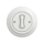 Reblig - Interruptor unipolar retro com moldura n.º 1 branco neve