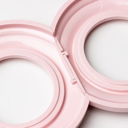 Reblig - Moldura retro central rosa antigo