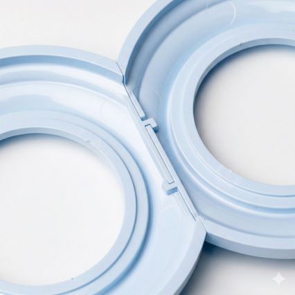 Reblig - Moldura retro com borda azul