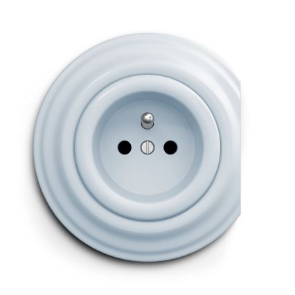 Reblig - Moldura retro com borda azul
