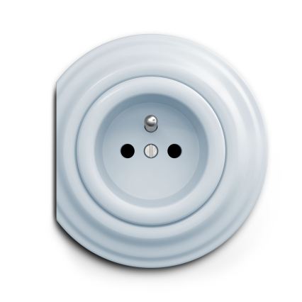Reblig - Moldura retro com borda azul