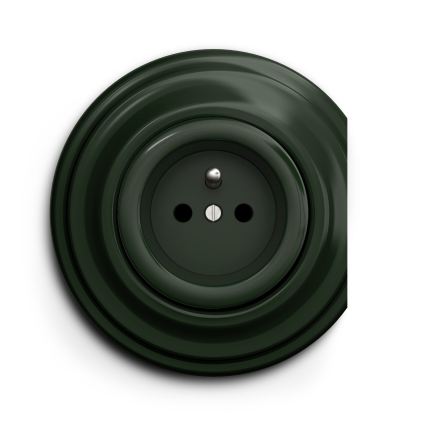 Reblig - Moldura retro com borda verde