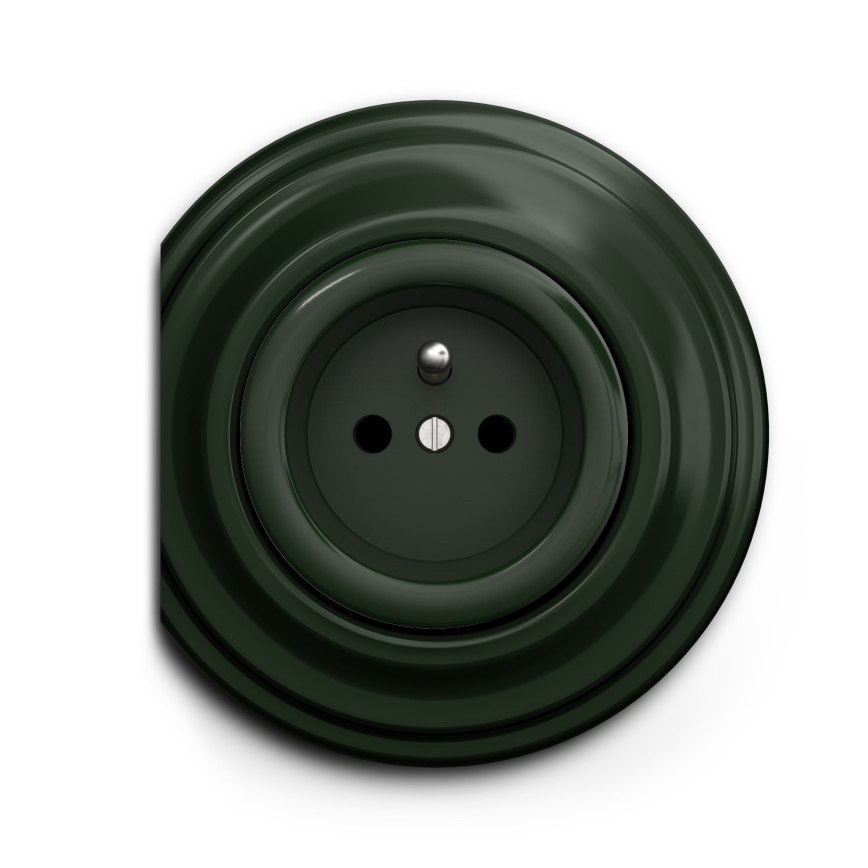 Reblig - Moldura retro com borda verde