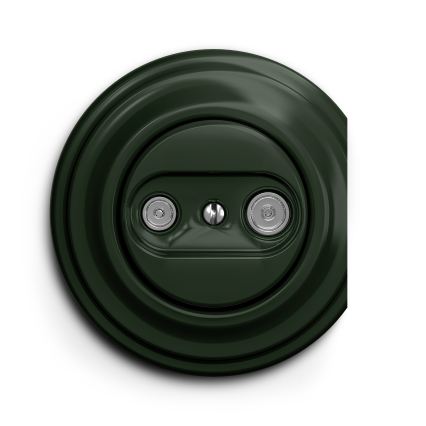 Reblig - Moldura retro com borda verde