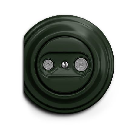 Reblig - Moldura retro com borda verde