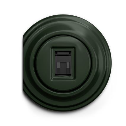 Reblig - Moldura retro com borda verde