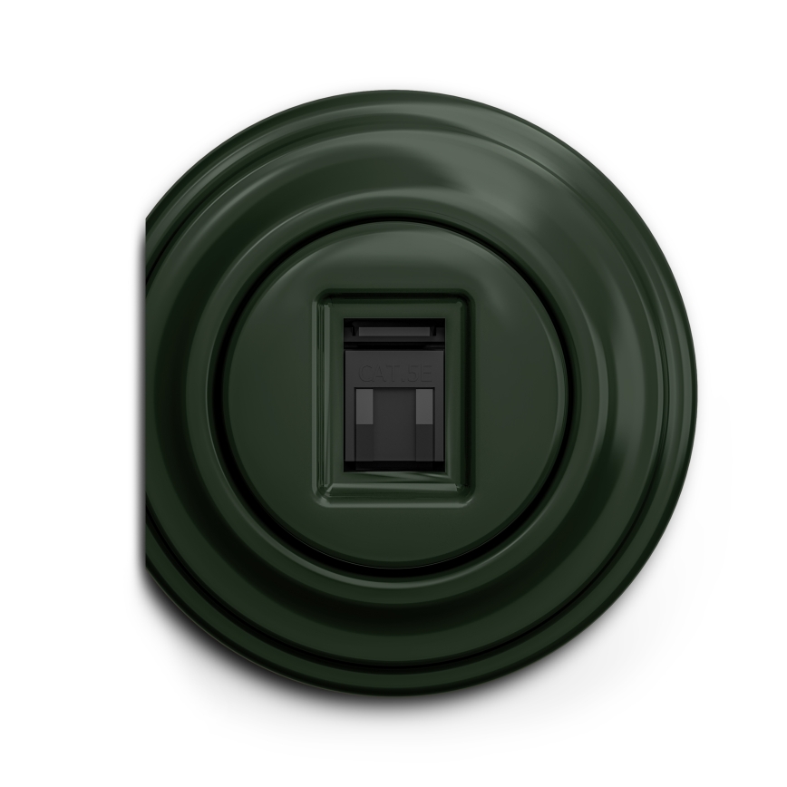 Reblig - Moldura retro com borda verde