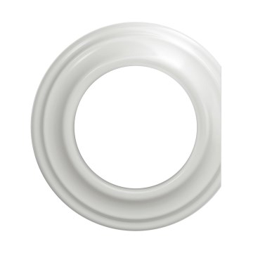 Reblig - Moldura Retro de Extremidade em Cerâmica Branca