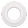 Reblig - Moldura retro em porcelana simples, branca