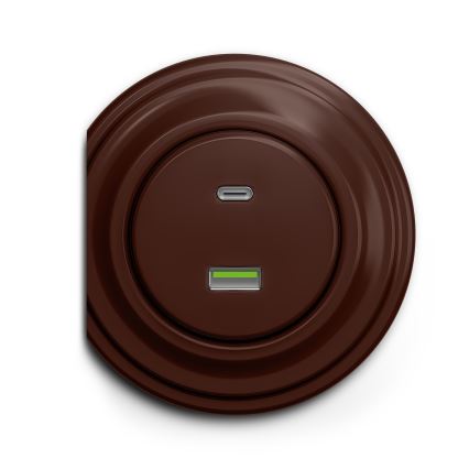 Reblig - Moldura Retro Lateral Castanha