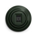 Reblig - Tomada de dados retro com moldura verde