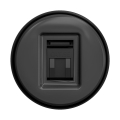 Reblig - Tomada de dados retro sem moldura antracite