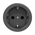 Reblig - Tomada doméstica retro sem moldura SCHUKO 230V/16A antracite