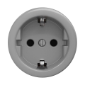 Reblig - Tomada doméstica retro sem moldura SCHUKO 230V/16A cinza