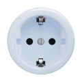 Reblig - Tomada retro doméstica sem moldura SCHUKO 230V/16A azul