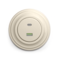 Reblig - Tomada USB Retro A e C com moldura bege