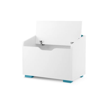 Recipiente de arrumação para criança PABIS 50x60 cm branco/azul