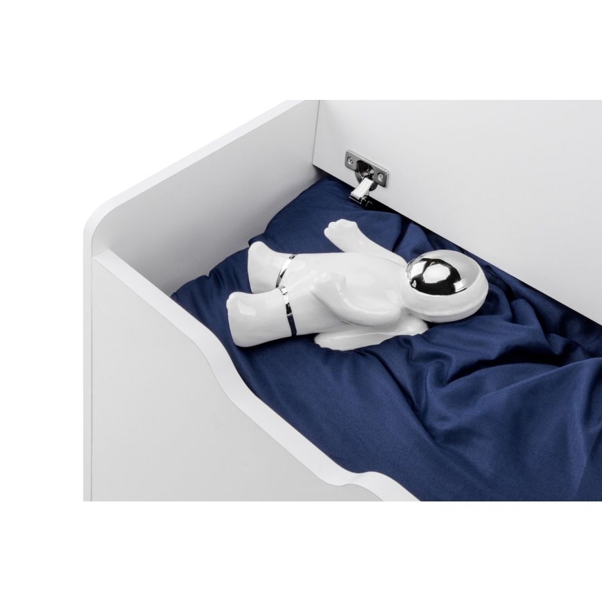 Recipiente de arrumação para criança PABIS 50x60 cm branco/azul