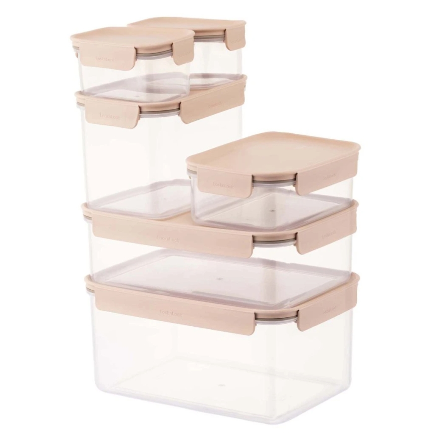 Recipiente para alimentos CLASSIC PLUS 0,91 l rosa/transparente