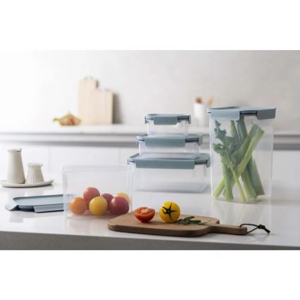 Recipiente para alimentos CLASSIC PLUS 385 ml azul/transparente