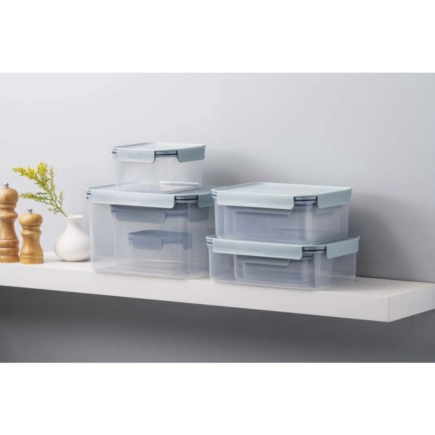 Recipiente para alimentos CLASSIC PLUS 385 ml azul/transparente