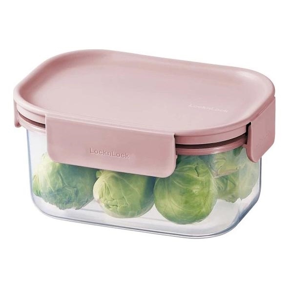 Recipiente para alimentos CLASSIC PLUS 385 ml rosa/transparente
