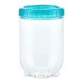 Recipiente para alimentos INTERLOCK 0,7 l turquesa/transparente