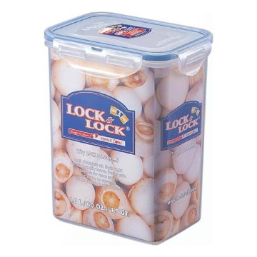 Recipiente para alimentos LOCK 1,8 l azul/transparente
