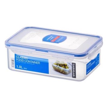 Recipiente para alimentos LOCK 1 l azul/transparente