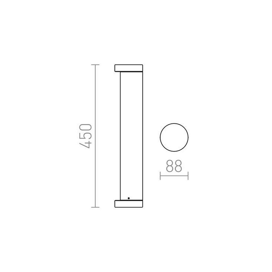 RED - Design Rendl - R11171 - Candeeiro exterior LED SONET LED/7W/230V IP54 antracite