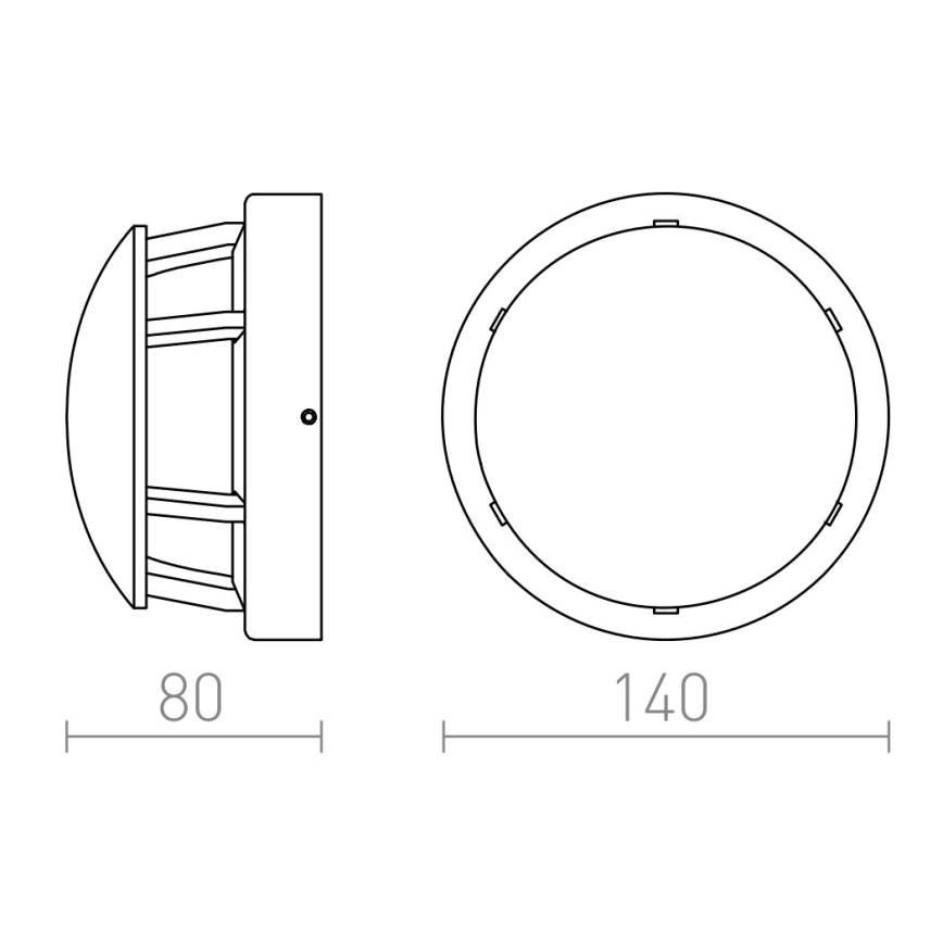 RED - Design Rendl - R11963 - Candeeiro exterior LED FAROS LED/3W/230V IP54