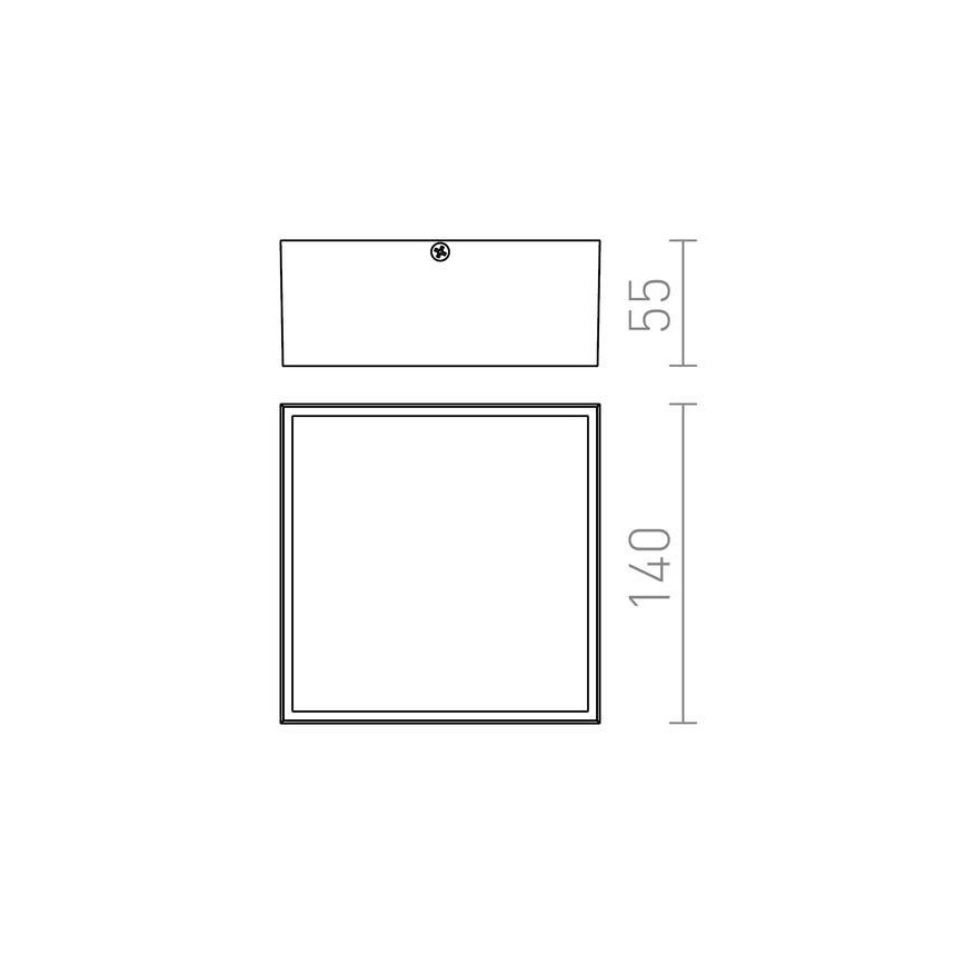 RED - Design Rendl- R11967 - Iluminação de teto exterior LED BONO LED/4W/230V IP54