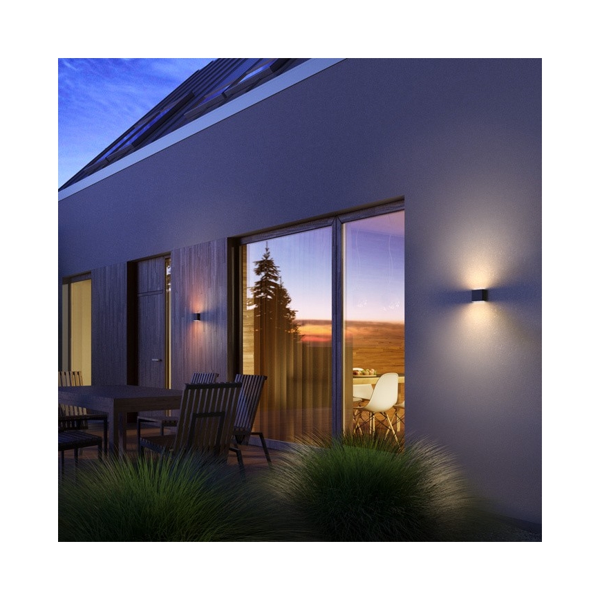 RED-Design Rendl-R12012- Iluminação de parede exterior LED CHOIX 2xLED/3W/230V IP54