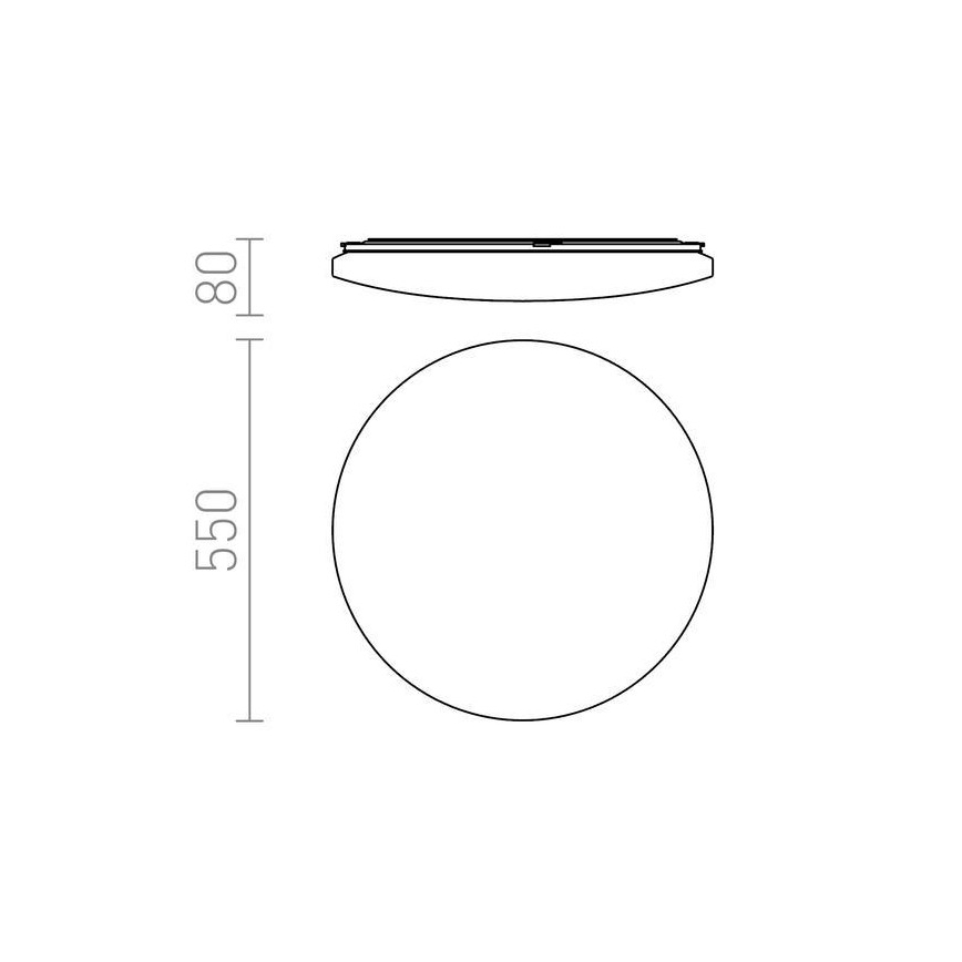 RED - Design Rendl - R12434 - Iluminação de teto LED SEMPRE LED/56W/230V redonda