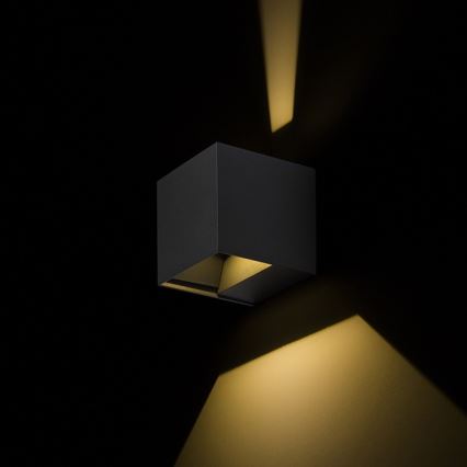 RED-Design Rendl-R12557- Iluminação de parede exterior LED CARRE 2xLED/3W/230V IP54