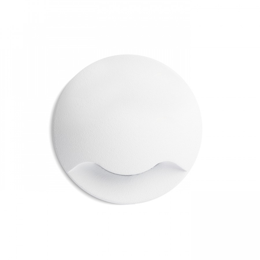 RED - Design Rendl -R12613- Iluminação incorporada exterior LED KICK LED/1W/230V IP54