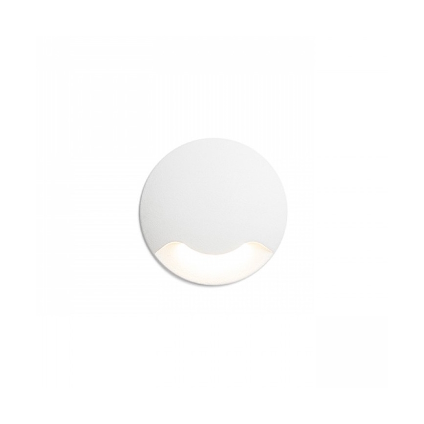 RED - Design Rendl -R12613- Iluminação incorporada exterior LED KICK LED/1W/230V IP54