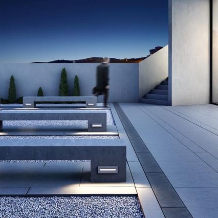 RED - Design Rendl-R12627- Iluminação embutida exterior LED RASQ 8,5W/230V IP65