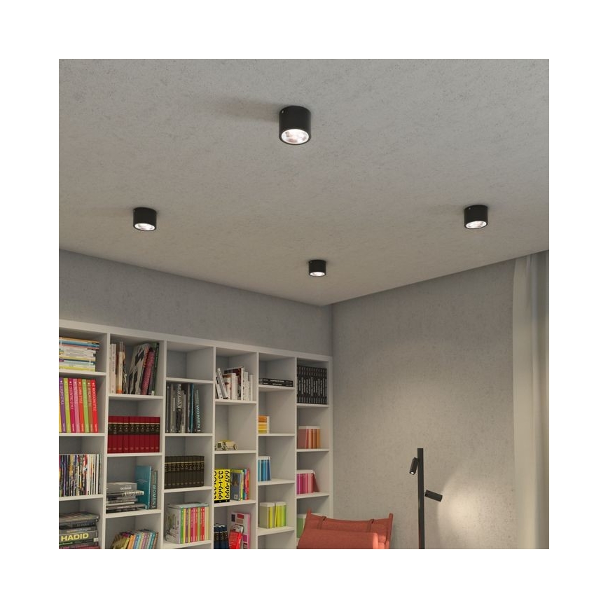 RED - Design Rendl-R12634 - Foco LED com regulação KELLY 15W/230V preto