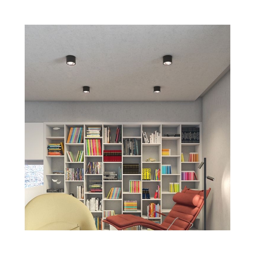 RED - Design Rendl-R12634 - Foco LED com regulação KELLY 15W/230V preto