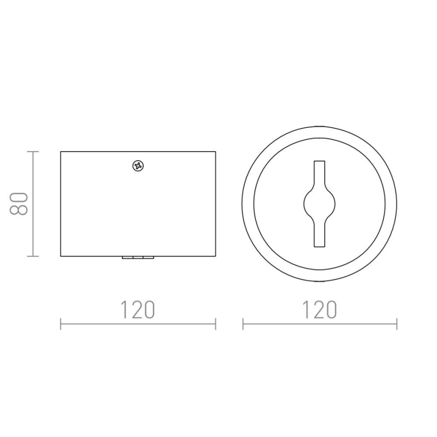 RED - Design Rendl-R12634 - Foco LED com regulação KELLY 15W/230V preto