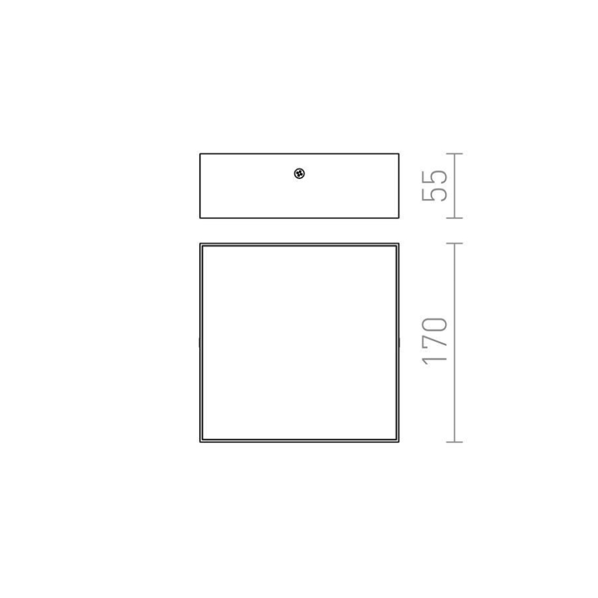 RED - Design Rendl - R12848 - Iluminação de teto LED LARISA LED/15W/230V branca