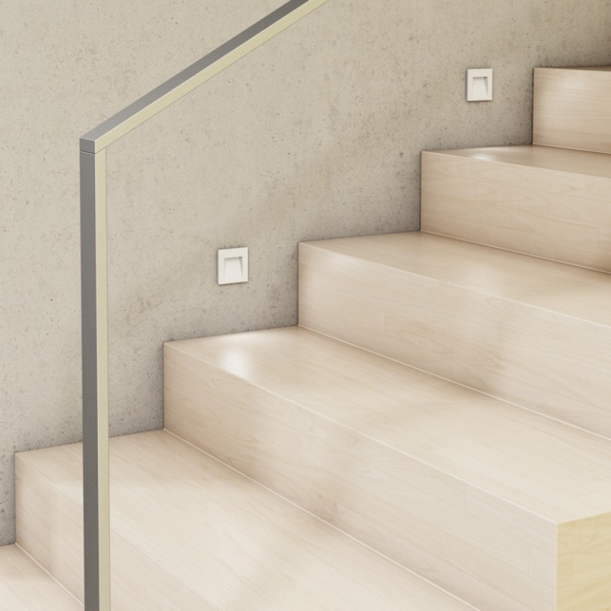 RED - Design Rendl - R12013 - Iluminação embutida exterior LED TESS LED/3W/230V IP54 branca