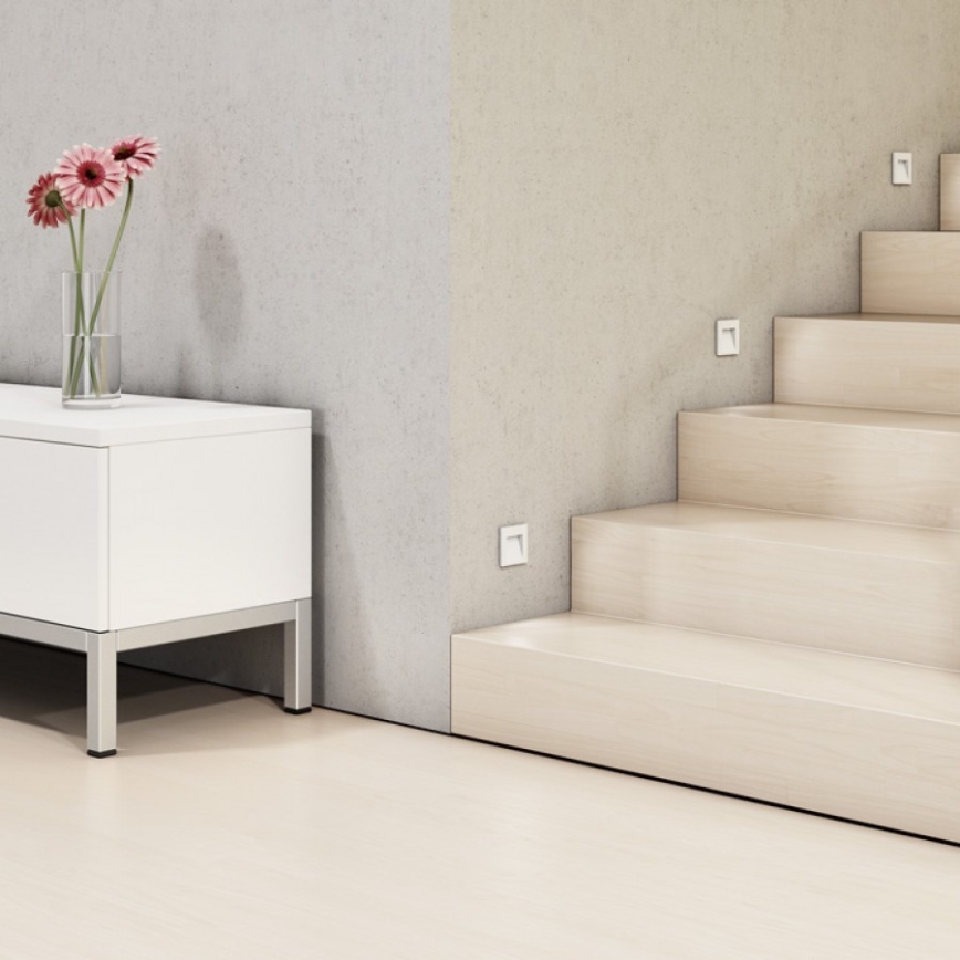 RED - Design Rendl - R12013 - Iluminação embutida exterior LED TESS LED/3W/230V IP54 branca